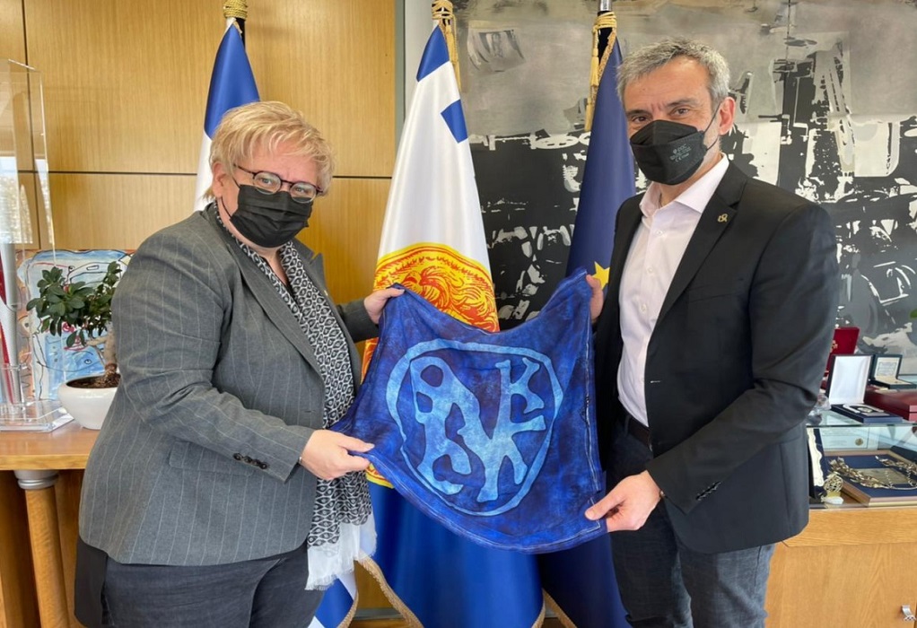 Συνάντηση της Προέδρου του ΚΚΠΚΜ Β. Νάκου με τον Δήμαρχο Θεσσαλονίκης Κ. Ζέρβα