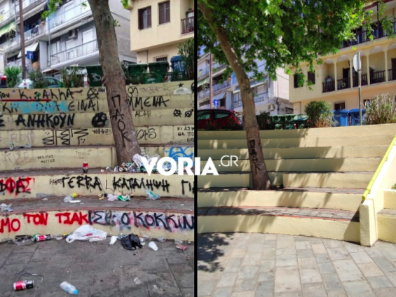 Σαν καινούργια η πλατεία Καλλιθέας - Πως ήταν και πως έγινε (ΦΩΤΟ+VIDEO)