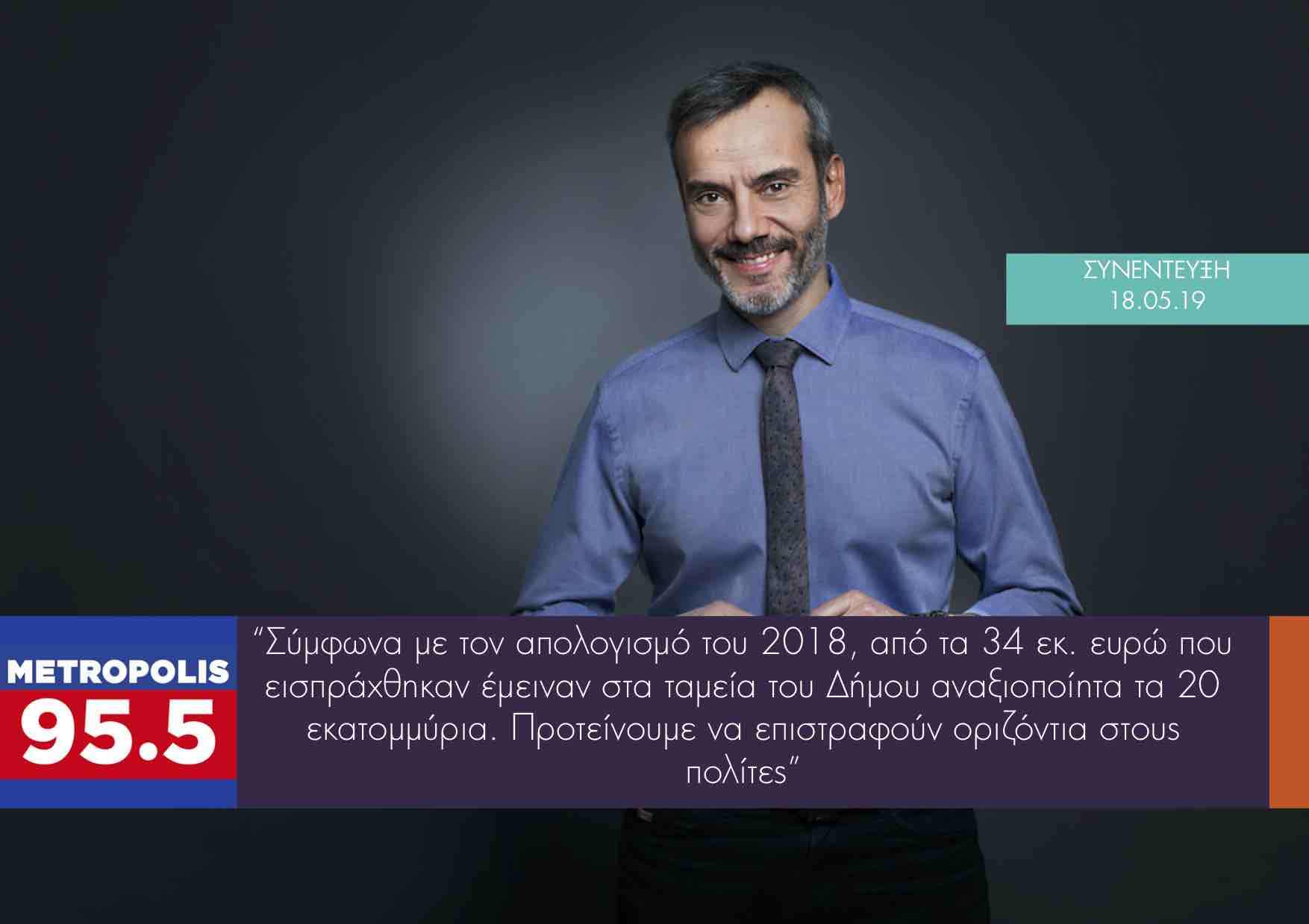 Συνέντευξη στο Metropolis 95.5
