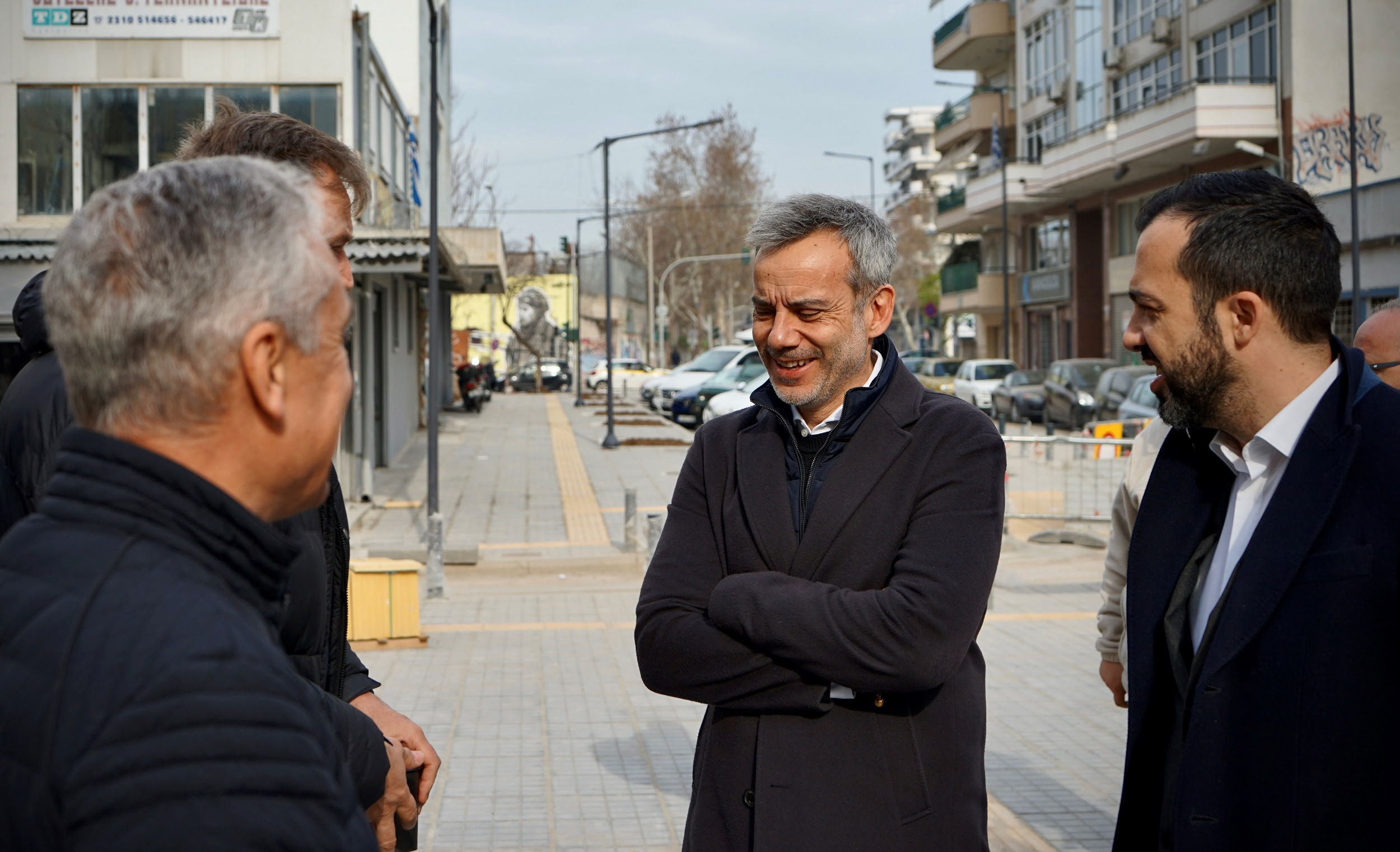 Αναβαθμίζεται η περιοχή μεταξύ Λαγκαδά, Μοναστηρίου και Μιχαήλ Καλού – Επιθεώρηση Ζέρβα στα έργα ανάπλασης