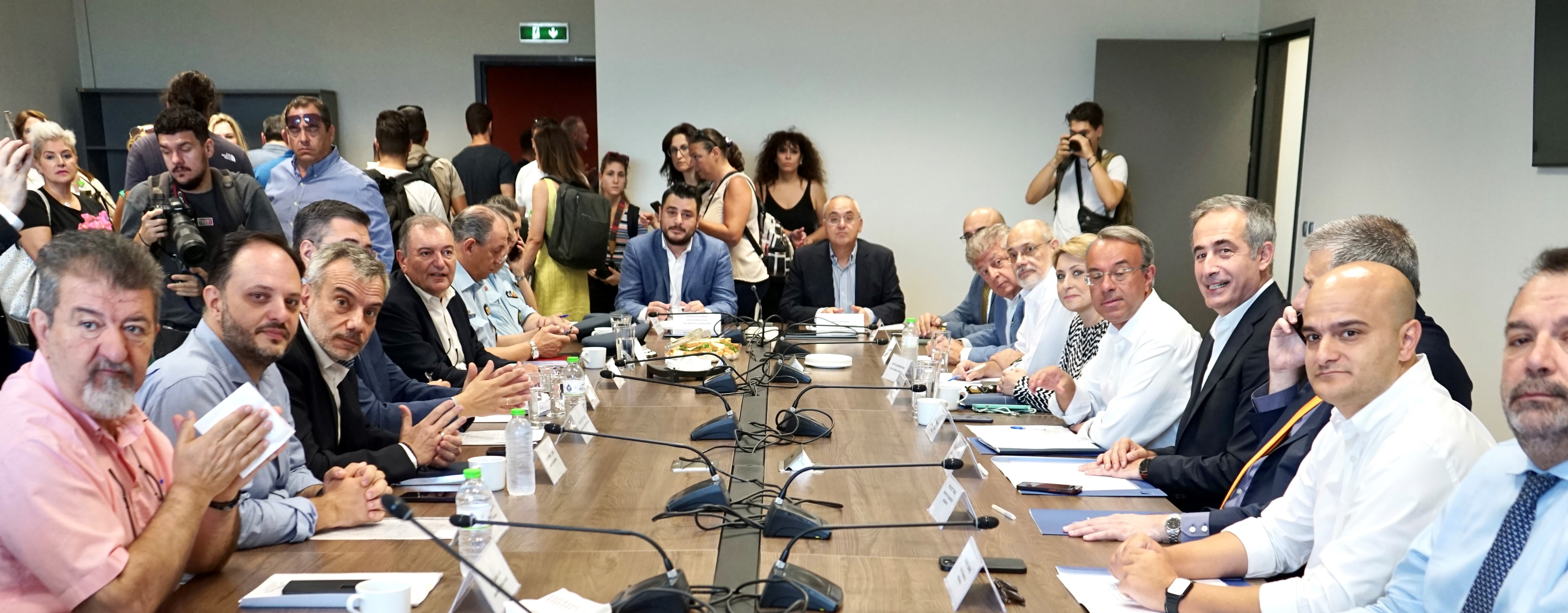Ο Δήμαρχος Θεσσαλονίκης στην ευρεία σύσκεψη για τα συγκοινωνιακά και κυκλοφοριακά ζητήματα της πόλης παρουσία της πολιτικής ηγεσίας του Υπουργείου Υποδομών και Μεταφορών: «Φτάνει πια με την περιγραφή  - Τα προβλήματα πρέπει να λύνονται»
