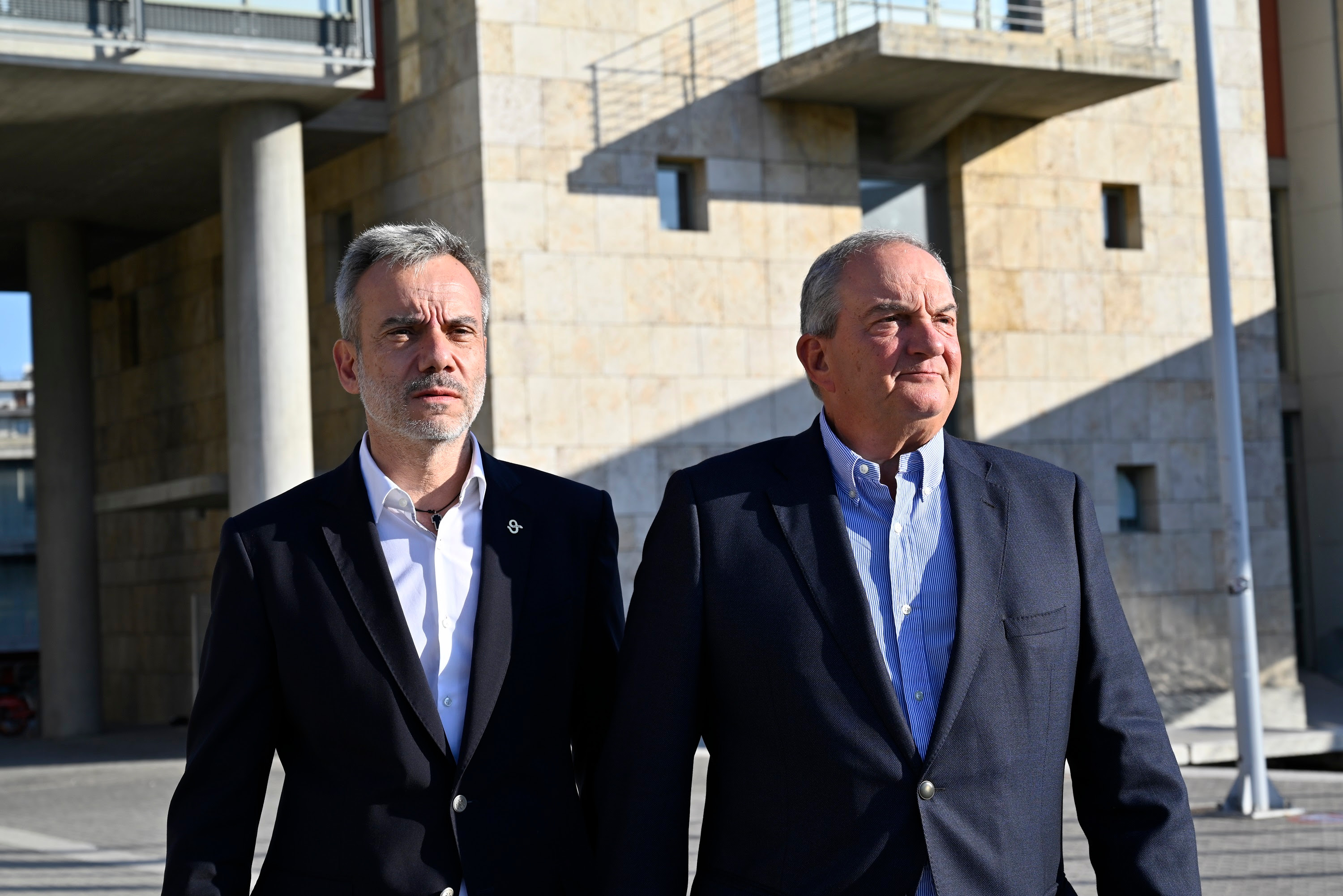 Συνάντηση του Δημάρχου Θεσσαλονίκης Κωνσταντίνου Ζέρβα με τον πρώην Πρωθυπουργό Κώστα Καραμανλή